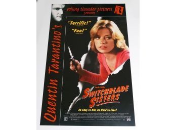 Original One-Sheet Movie/Video Poster - Switchblade Sisters - Quentin Tarantino