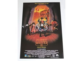 Original One-Sheet Movie/Video Poster - Puppet Master III (1991) - Horror