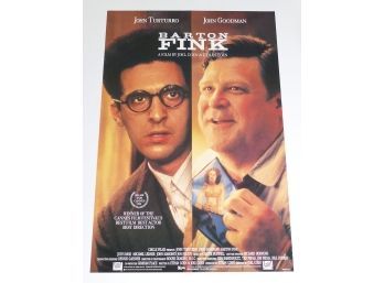 Original One-Sheet Movie/Video Poster - Barton Fink (1991) - John Turturro, John Goodman
