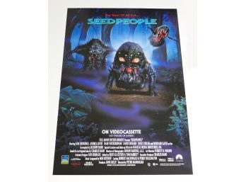 Original One-Sheet Movie/Video Poster - Seedpeople (1992) - Horror