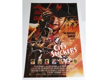 Original One-Sheet Movie/Video Poster - City Slickers (1991) - Billy Crystal, Daniel Stern