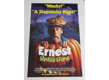 Original One-Sheet Movie/Video Poster - Ernest Scared Stupid (1991)