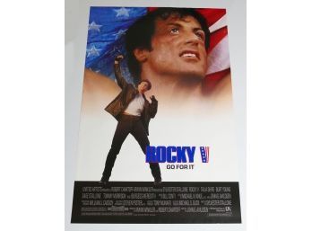Original One-Sheet Movie/Video Poster - Rocky V (1990) - Sylvester Stallone