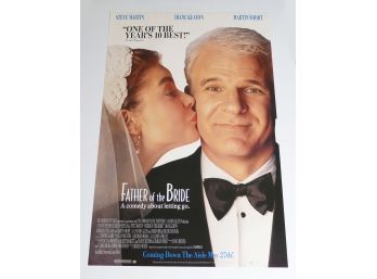 Original One-Sheet Movie/Video Poster - Father Of The Bride - Steve Martin, Diane Keaton