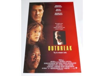Original One-Sheet Movie/Video Poster - Outbreak (1995) - Dustin Hoffman, Morgan Freeman