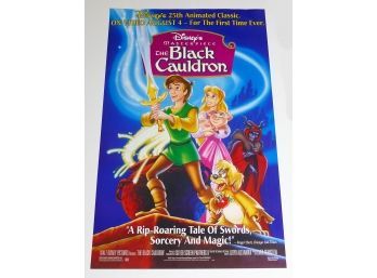Original One-Sheet Movie/Video Poster - Disney's The Black Cauldron