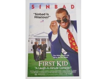 Original One-Sheet Movie/Video Poster - First Kid (1996) - Sinbad