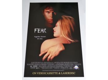 Original One-Sheet Movie/Video Poster - Fear (1996) - Mark Wahlberg, Reese Witherspoon