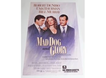 Original One-Sheet Movie/Video Poster - Mad Dog And Glory (1993) - Robert DeNiro, Bill Murray