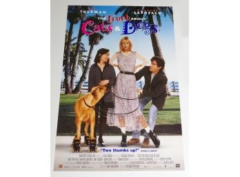 Original One-Sheet Movie/Video Poster - The Truth About Cats & Dogs (1996) - Uma Thurman