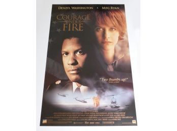 Original One-Sheet Movie/Video Poster - Courage Under Fire (1996) - Denzel Washington, Meg Ryan