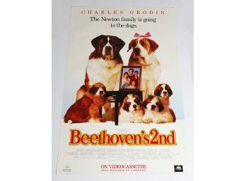 Original One-Sheet Movie/Video Poster - Beethoven 2nd (1993) - Charles Grodin