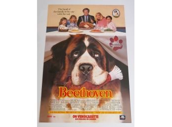 Original One-Sheet Movie/Video Poster - Beethoven (1991) - Charles Grodin, Bonnie Hunt