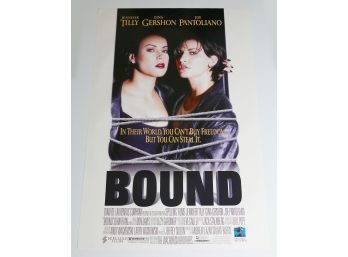 Original One-Sheet Movie/Video Poster - Bound (1996) - Jennifer Tilly, Gina Gershon