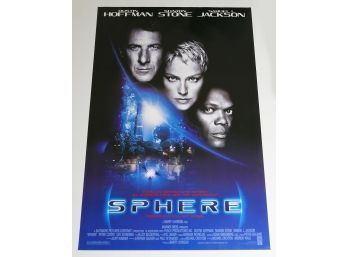 Original One-Sheet Movie/Video Poster - Sphere (1996) - Dustin Hoffman, Sharon Stone, Samuel L. Jackson