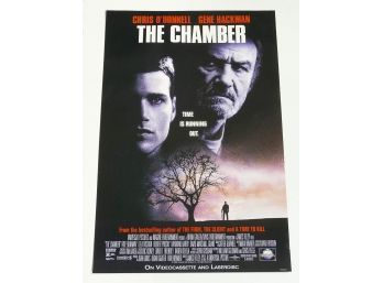 Original One-Sheet Movie/Video Poster - The Chamber (1996) - Gene Hackman, Chris O'Donnell