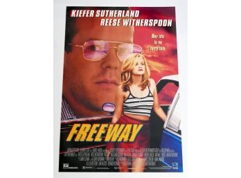 Original One-Sheet Movie/Video Poster - Freeway (1996) - Reese Witherspoon, Keifer Sutherland