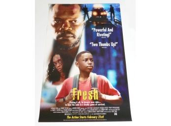 Original One-Sheet Movie/Video Poster - Fresh (1997) - Samuel L. Jackson