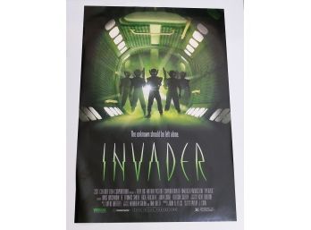 Original One-Sheet Movie/Video Poster - Invader (1992)