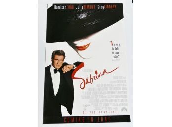 Original One-Sheet Movie/Video Poster - Sabrina (1996) - Harrison Ford, Greg Kinnear
