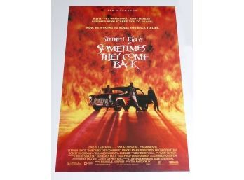 Original One-Sheet Movie/Video Poster - Stephen King's Sometimes They Come Back (1992)