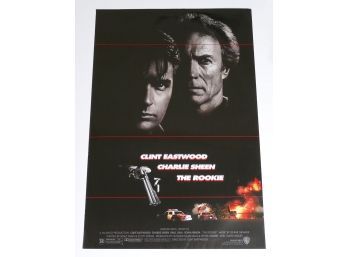 Original One-Sheet Movie/Video Poster - The Rookie (1990) - Clint Eastwood, Charlie Sheen
