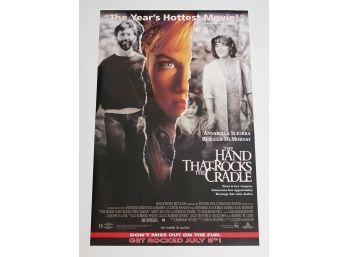 Original One-Sheet Movie/Video Poster - The Hand That Rocks The Cradle (1992)