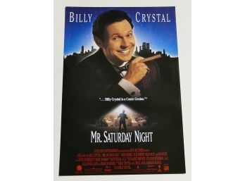 Original One-Sheet Movie/Video Poster - Mr. Saturday Night (1992) - Billy Crystal