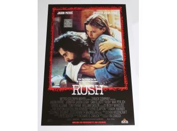 Original One-Sheet Movie/Video Poster - Rush - Jason Patrick, Jennifer Jason Leigh