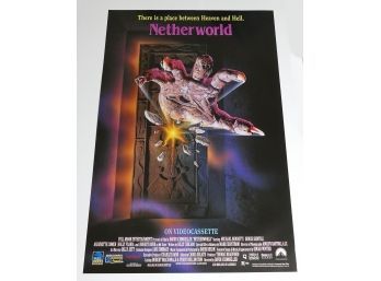 Original One-Sheet Movie/Video Poster - Netherworld (1991) - Horror