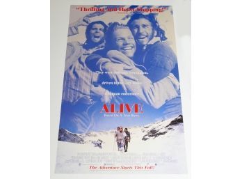 Original One-Sheet Movie/Video Poster - Alive (1993) - Ethan Hawke