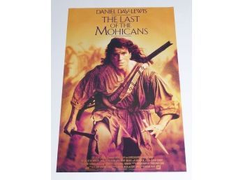 Original One-Sheet Movie/Video Poster - The Last Of The Mohicans (1992) - Daniel Day Lewis