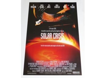 Original One-Sheet Movie/Video Poster - Solar Crisis (1992) - Charlton Heston