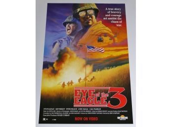 Original One-Sheet Movie/Video Poster - Eye Of The Eagle 3 (1992)