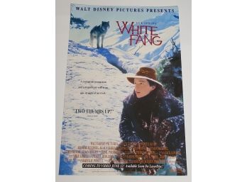 Original One-Sheet Movie/Video Poster - White Fang (1991) - Ethan Hawke