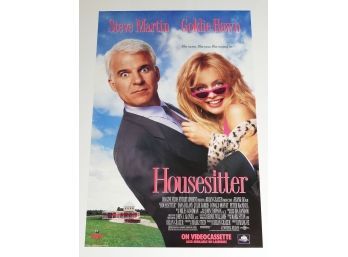 Original One-Sheet Movie/Video Poster - Housesitter (1992) - Steve Martin, Goldie Hawn