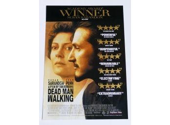 Original One-Sheet Movie/Video Poster - Dead Man Walking (1995) - Sean Penn, Susan Sarandon