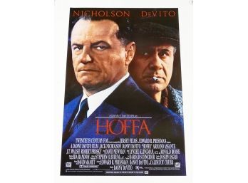 Original One-Sheet Movie/Video Poster - Hoffa (1992) - Jack Nicholson, Danny Devito