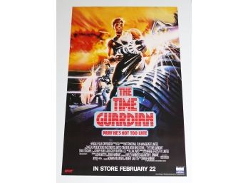 Original One-Sheet Movie/Video Poster - The Time Guardian (1989) - Carrie Fisher