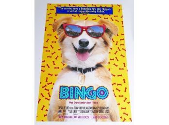 Original One-Sheet Movie/Video Poster - Bingo (1992) - Cindy Williams