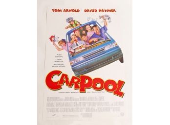 Original One-Sheet Movie/Video Poster - Carpool (1996) - Tom Arnold