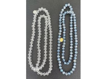 2 Ted Baker Beaded 40' Necklaces - Costume Jewelry
