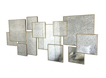 West Elm Overlapping Squares Wall Mirror  - 54' X 24'