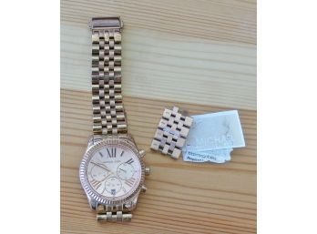 Michael Kors Women's MK5569 Lexington Rose Gold-Tone Watch
