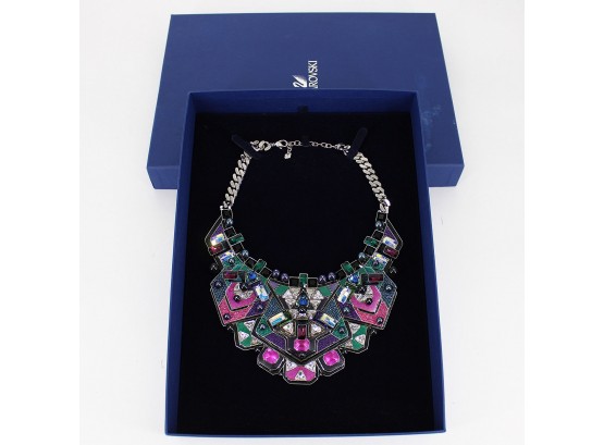 Incredible Swarovski Crystal Geometric 'Buzz' Necklace - Never Worn (Cost $850)