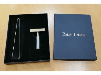 Ralph Lauren Academy Bar Set - Corkscrew & Ice Tongs - Unused In Box