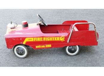 Vintage 1960's AMF Fire Fighter Pedal Car