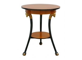 Carved Eagle Gueridon Accent Table