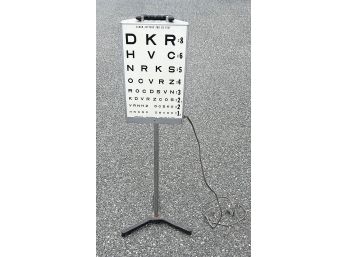 Vintage Medical - Good-Lite Lighted Eye Chart With Stand - Visual Acuity Chart (Translucent Model A)