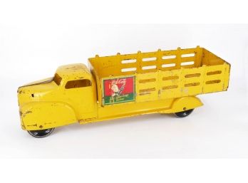 1940's Marx Pressed Steel Coca-Cola Delivery Truck - Sprite Boy